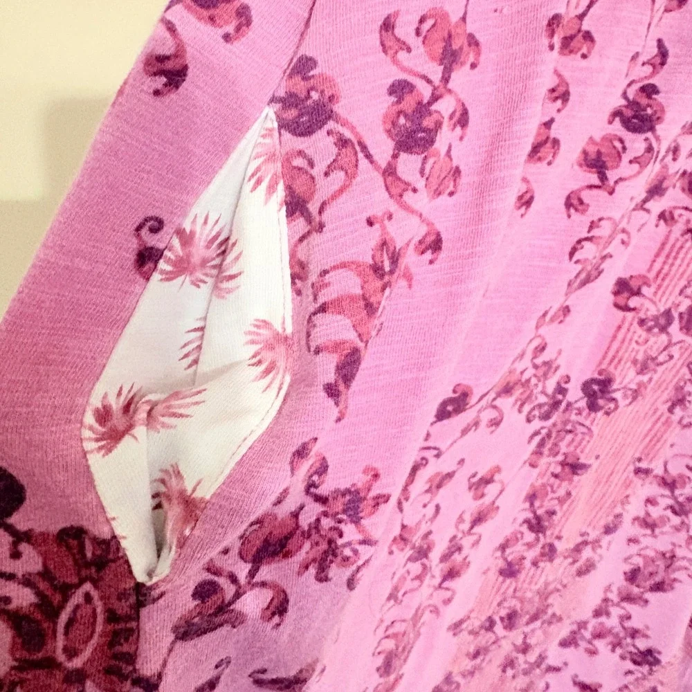 Matilda Jane Girls Clearwater Pink Floral Bow Sleeveless Dress Size 8